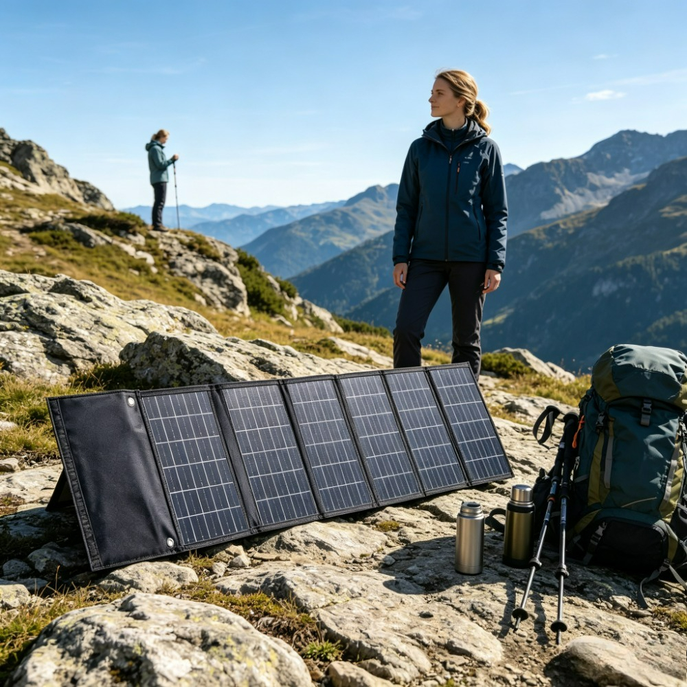 Solar Emergency Charger - Outdoor Emergency 50W 90W Foldable Solar
