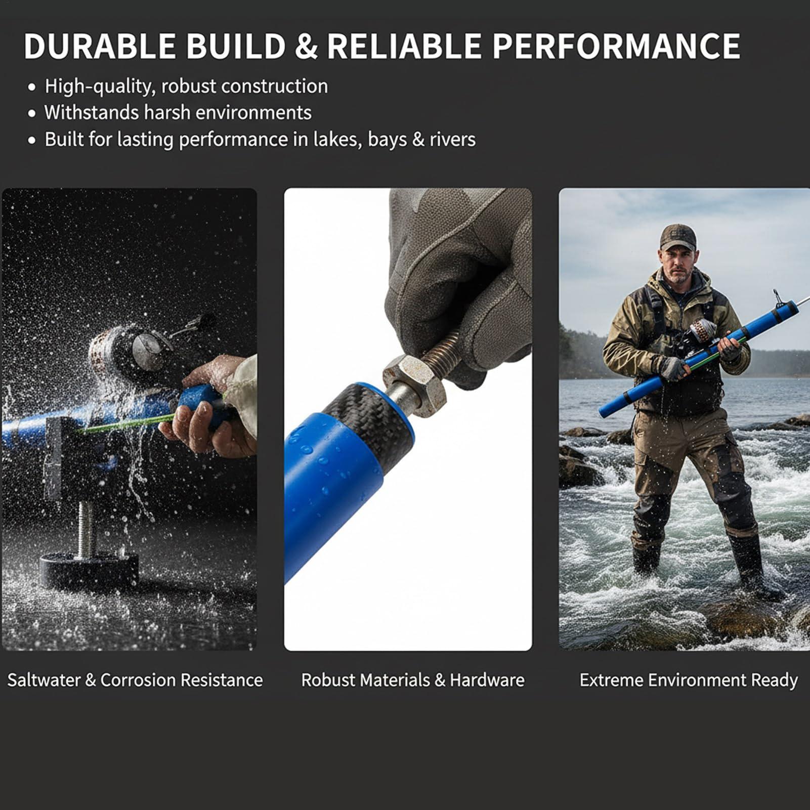 Fishing Kit Compact - Fishing Pole Slingshot Design Compact Fish