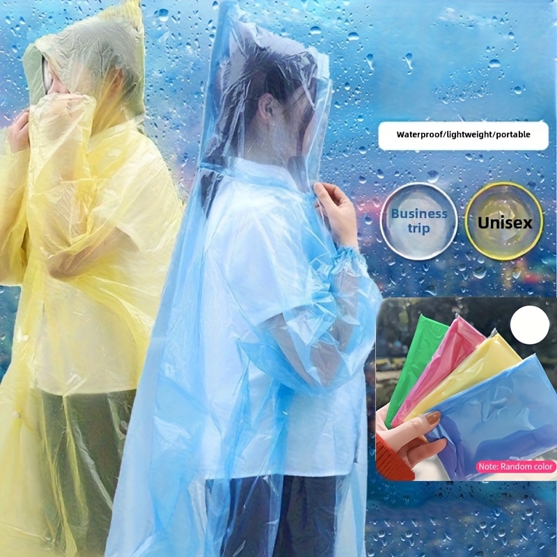 5/10Pcs Disposable Waterproof  - Emergency Poncho Rain 리뷰 및 가격