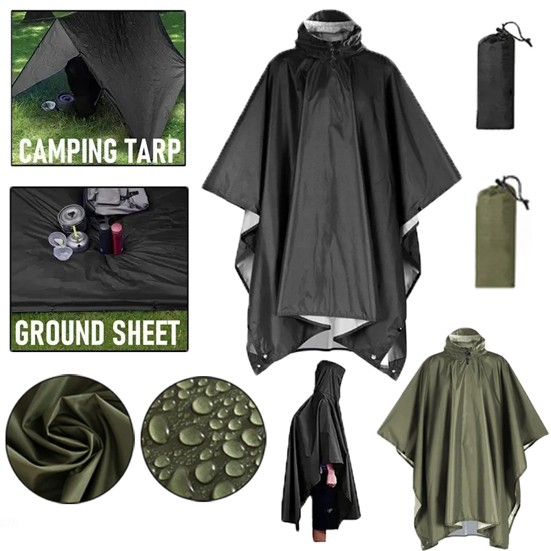 Outdoor 3 In 1 Military Rainco - Emergency Poncho Rain 리뷰 및 가격