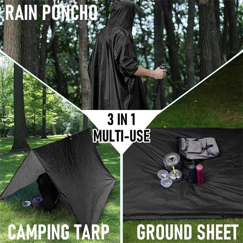 Outdoor 3 In 1 Military Rainco - Emergency Poncho Rain 리뷰 및 가격