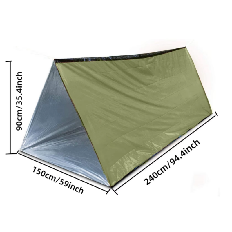 2 Person Reusable Mylar Tube E - Emergency Mylar Tent 리뷰 및 가격