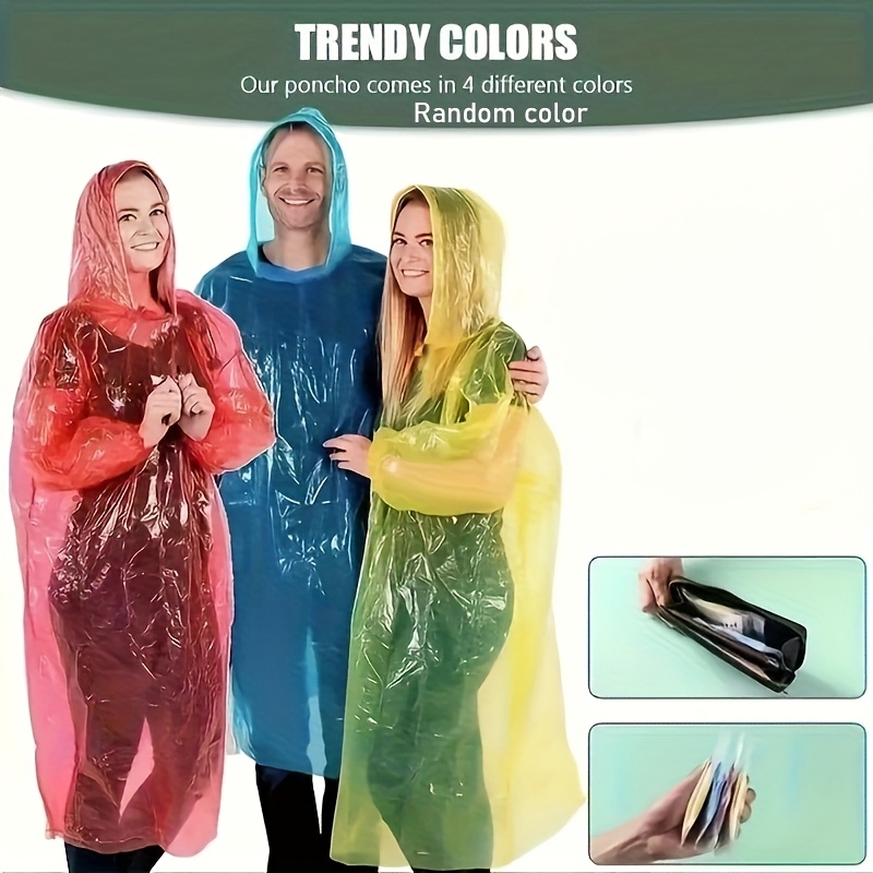 5/10Pcs Disposable Waterproof  - Emergency Poncho Rain 리뷰 및 가격