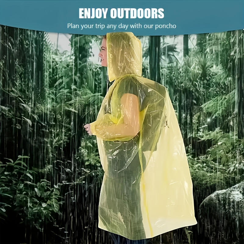 5/10Pcs Disposable Waterproof  - Emergency Poncho Rain 리뷰 및 가격