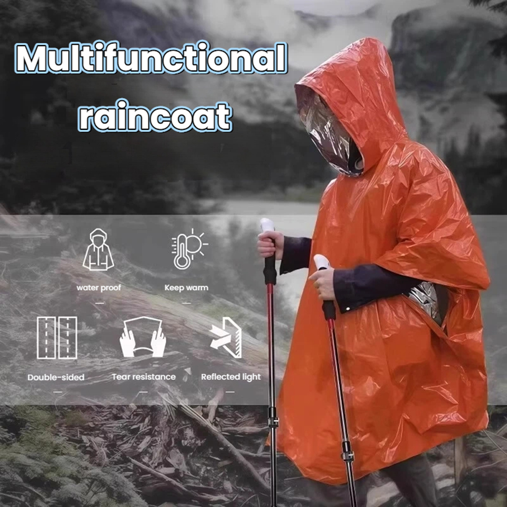Portable Outdoor Emergency Rai - Emergency Poncho Rain 리뷰 및 가격