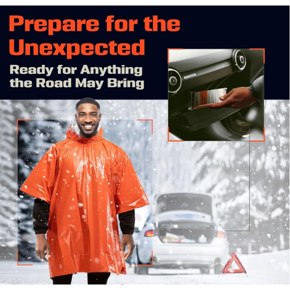 Portable Outdoor Emergency Rai - Emergency Poncho Rain 리뷰 및 가격