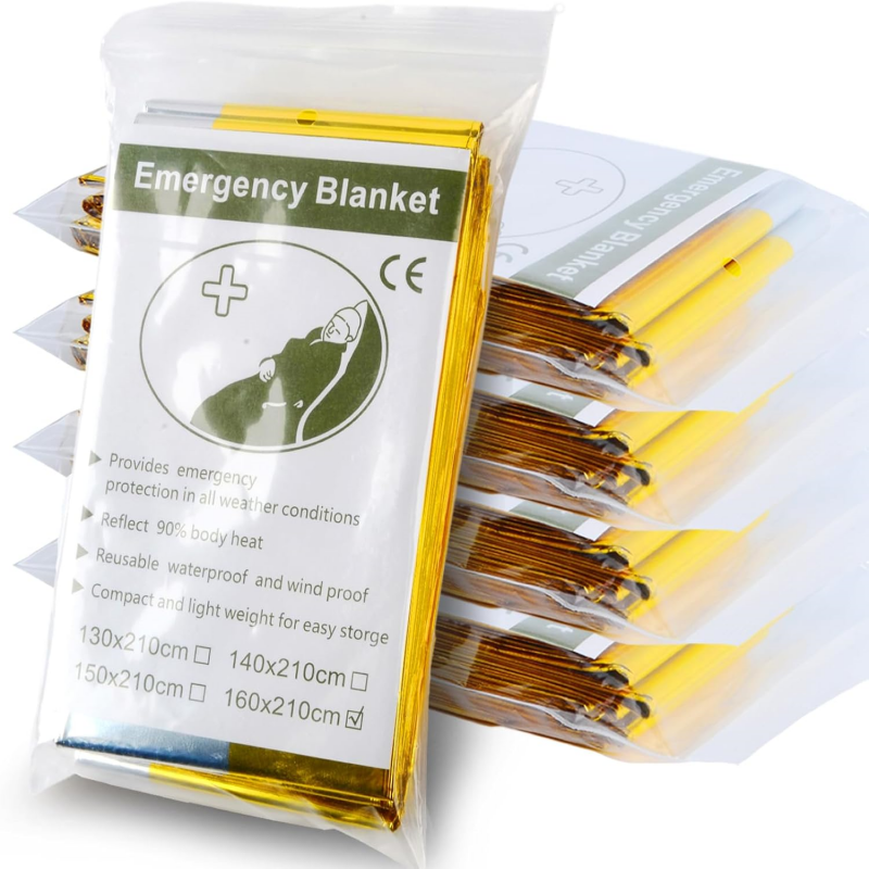 5PCS Dual Color Silver Gold My - Survival Blanket Reflective 리뷰 및 가격