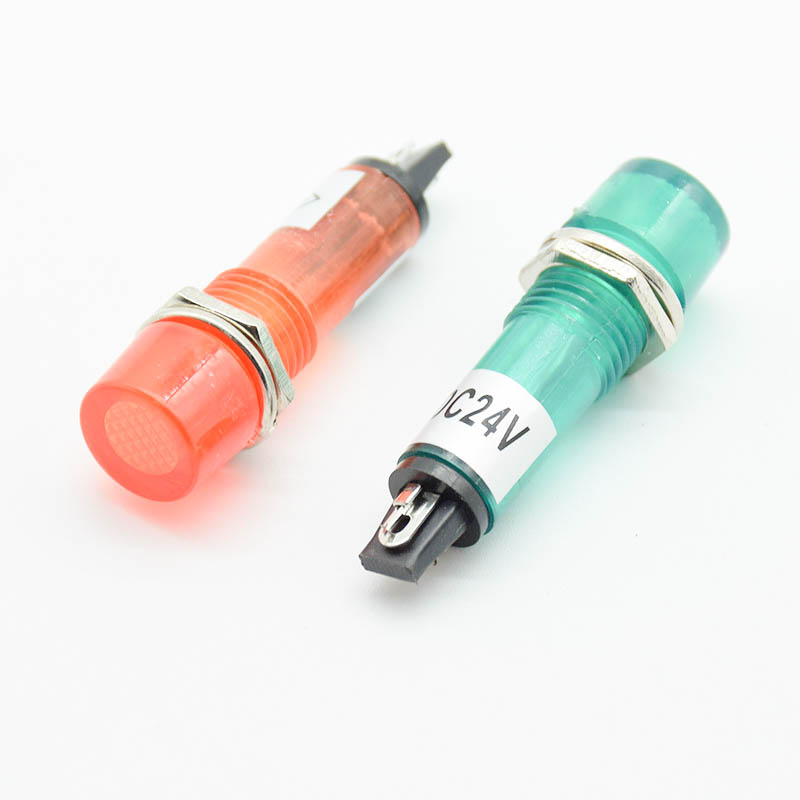 5Pcs 220V 12V 24V DC Mounting  - Signal Panel Orange 리뷰 및 가격