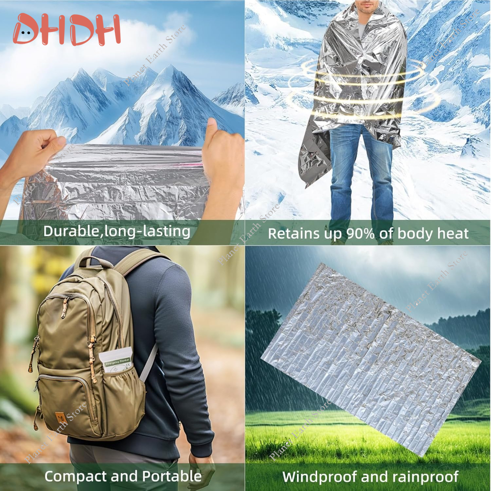 Emergency Thermal Blanket 5/10 - Survival Blanket Reflective 리뷰 및 가격