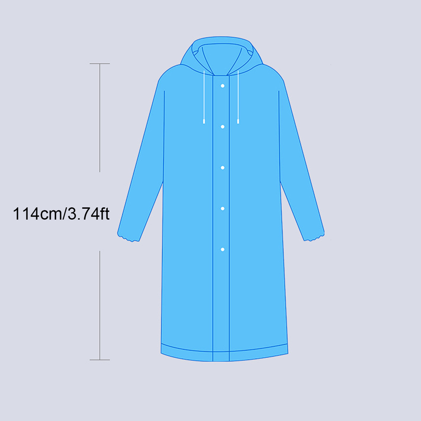 New Unisex EVC Waterproof Rain - Emergency Poncho Rain 리뷰 및 가격