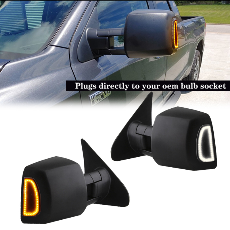 2pcs Switchback LED Side Mirro - Signal Panel Orange 리뷰 및 가격
