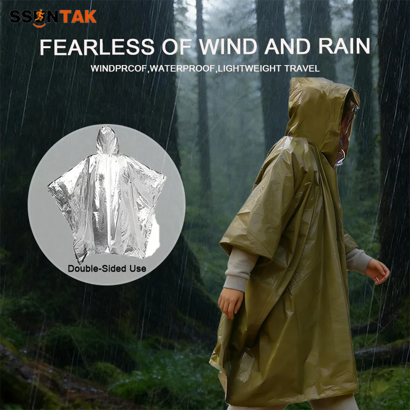 SSUNTAK Emergency Survival Rai - Emergency Poncho Rain 리뷰 및 가격