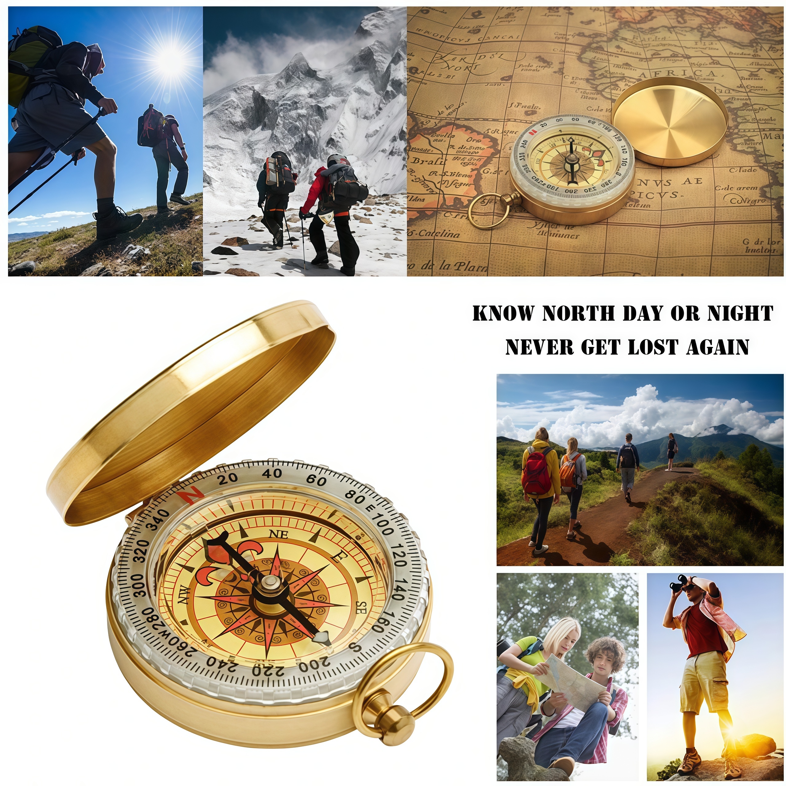 Brass Outdoor Compass - Gold C - Compass Lensatic 리뷰 및 가격