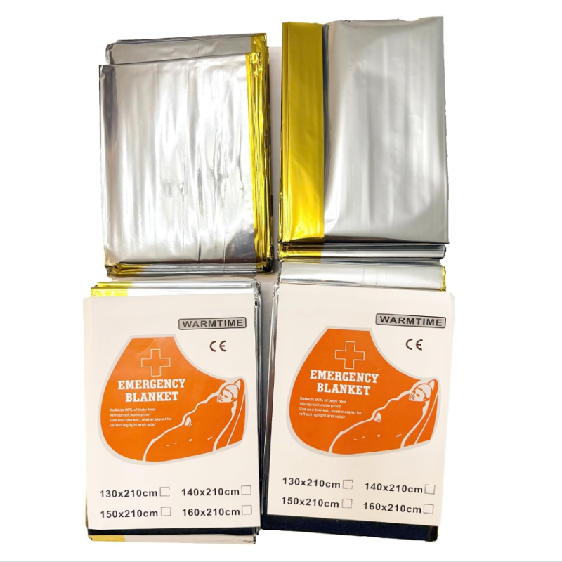 4 Pack Gold Silver Mylar Emerg - Survival Blanket Reflective 리뷰 및 가격