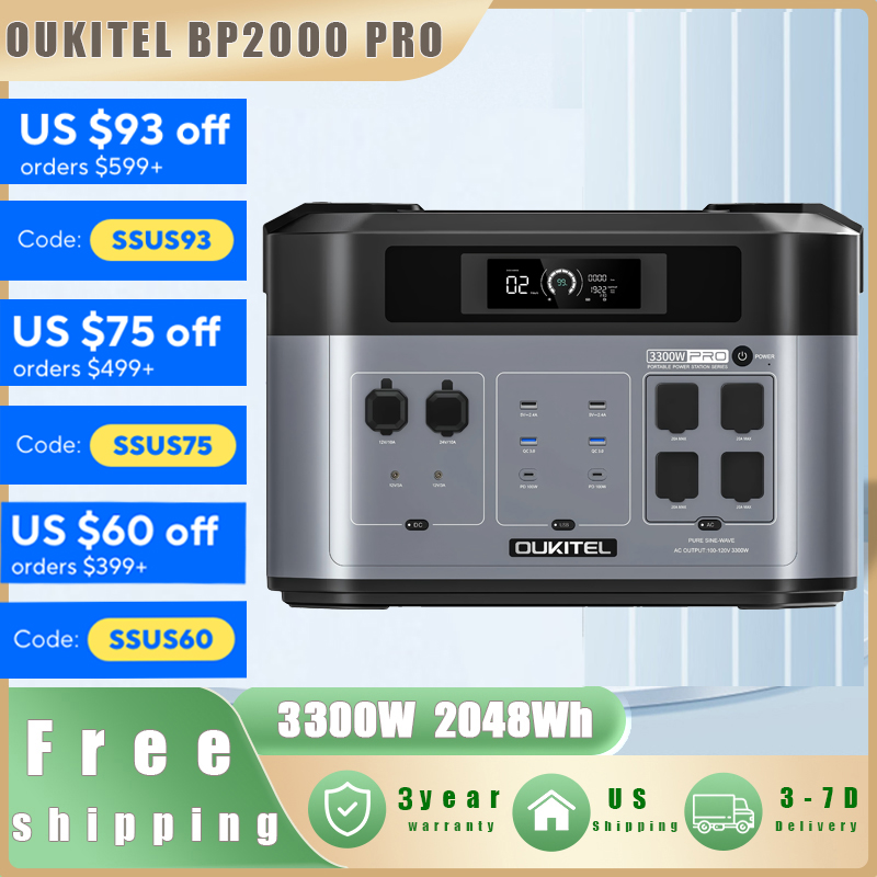OUKITEL BP2000 PRO Portable Po - Solar Emergency Charger 리뷰 및 가격