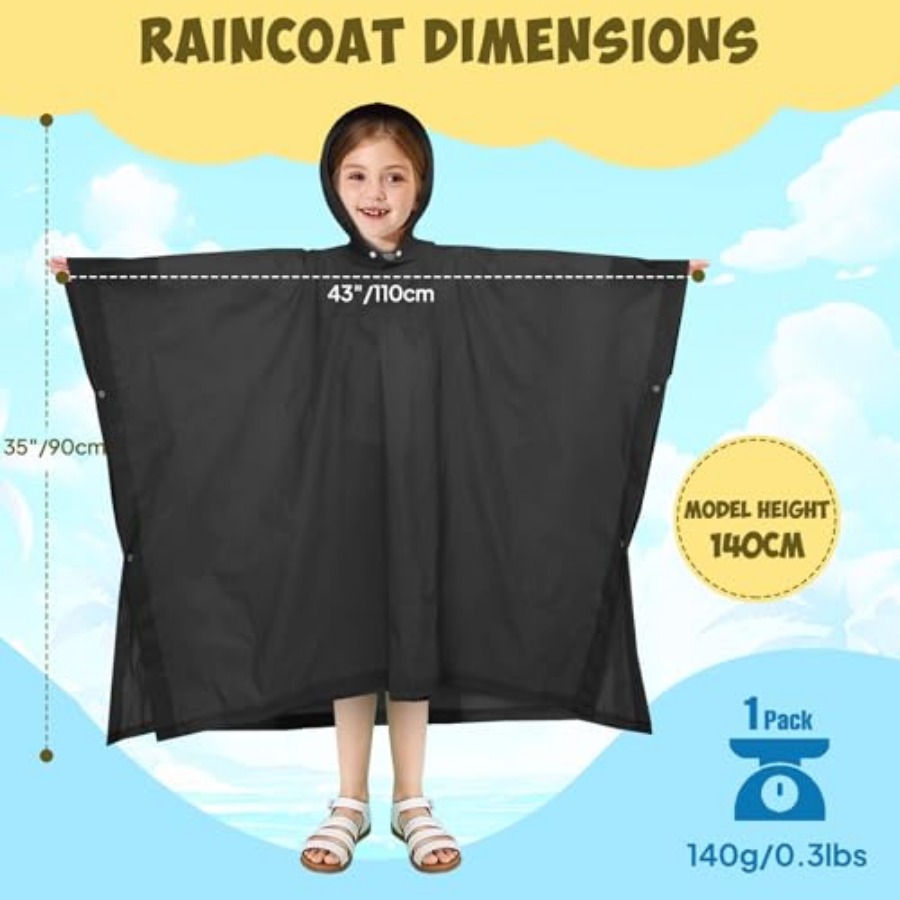 ANYOO 2 Pack Raincoats for Eme - Emergency Poncho Rain 리뷰 및 가격