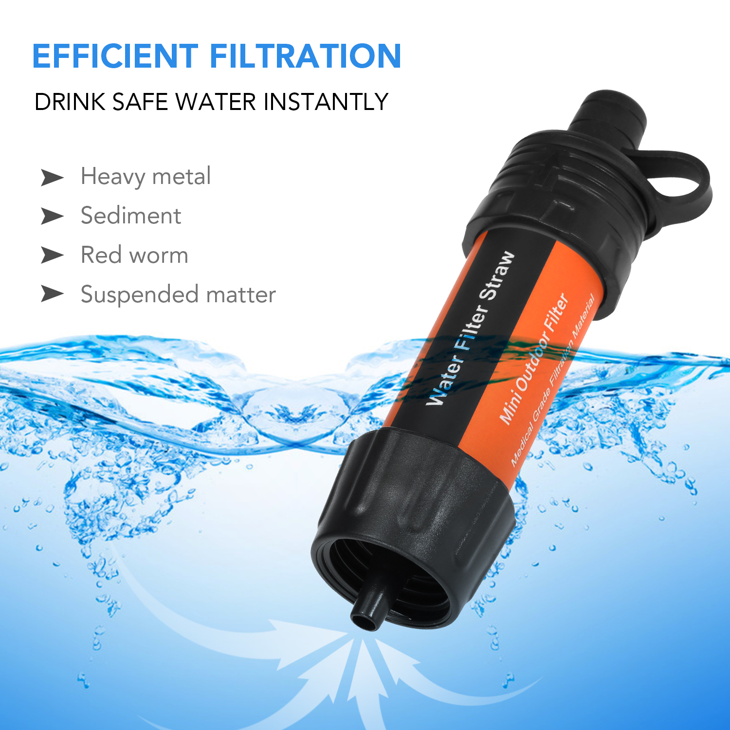 Outdoor Water Filter Straw Wat - Water Purification Straw 리뷰 및 가격