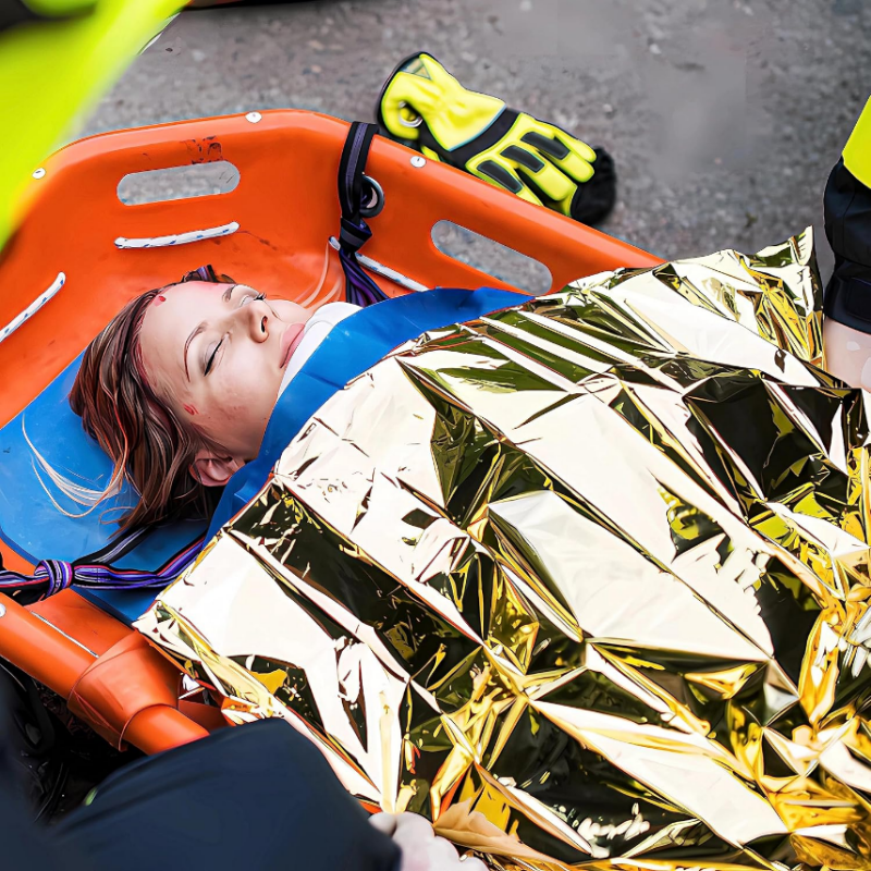 12PCS Large 160×210cm Gold Foi - Survival Blanket Reflective 리뷰 및 가격