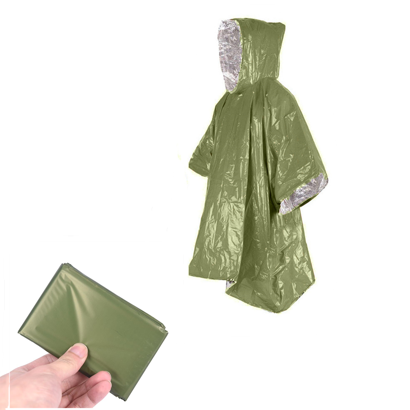 Emergency Disposable Aluminum  - Emergency Poncho Rain 리뷰 및 가격