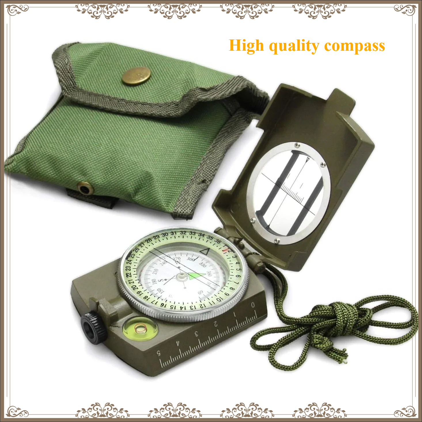 Waterproof Shockproof Tactical - Compass Lensatic 리뷰 및 가격