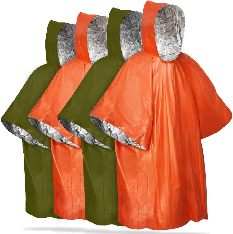Emergency Rain Poncho Hood Reu - Emergency Poncho Rain 리뷰 및 가격