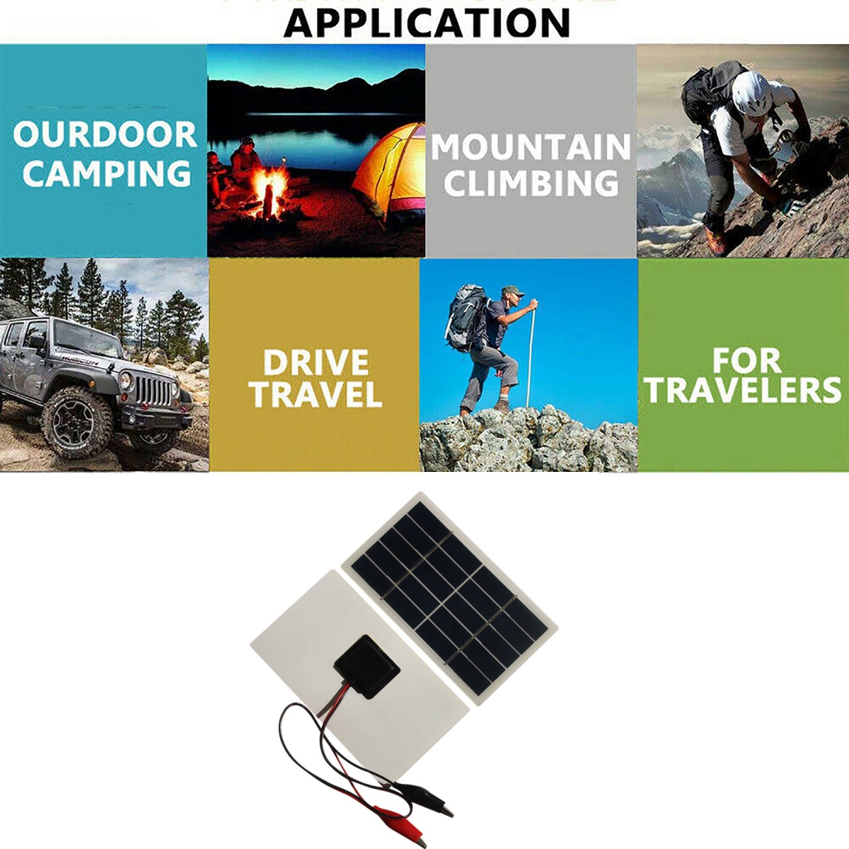 Wholesale Mini Solar Panel 5V  - Solar Emergency Charger 리뷰 및 가격