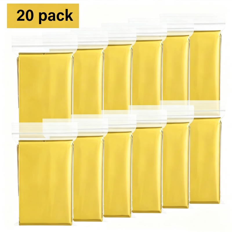 20PCS Unpacked Bulk Giant 83x6 - Survival Blanket Reflective 리뷰 및 가격