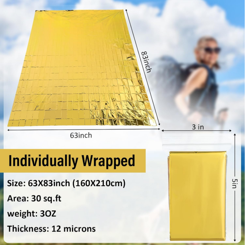 20PCS Unpacked Bulk Giant 83x6 - Survival Blanket Reflective 리뷰 및 가격